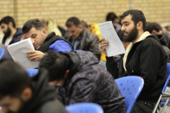 گزارش تصویری آزمون‌های استخدامی آتش‌نشانان و منصب قضا در جهاددانشگاهی قزوین